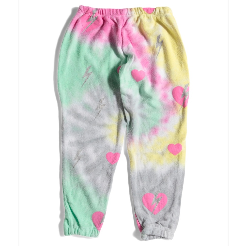 Chaser girls bliss knit cozy bolt heart sweatpants - Picture 3 of 3